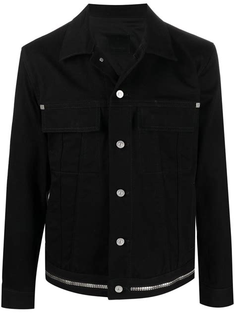 givenchy cropped denim jacket|Givenchy denim jacket sale.